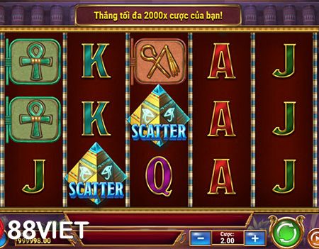 Hướng dẫn cách chơi Eye of Atum slot tại nhà cái VN88